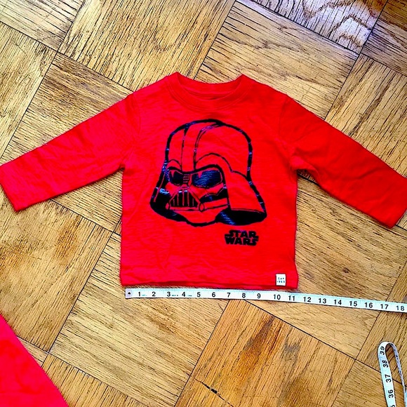 DARTH VADER / STAR WARS Kids L/S Tee 18-24M - Picture 2 of 7